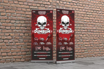 Vysunovací reklama Dumbum